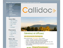 Tablet Screenshot of callidoc.com